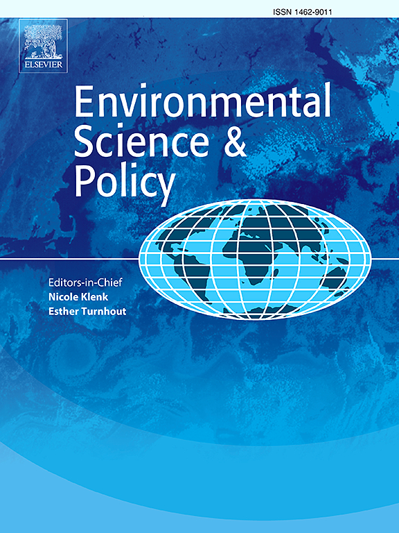 Go to journal home page - Environmental Science & Policy